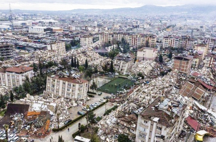 Кадри от земетресението в Турция