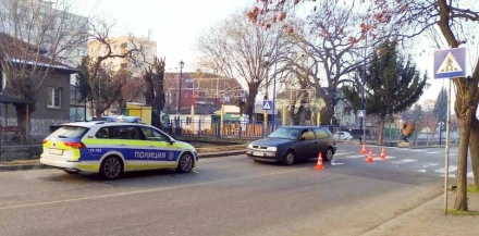 Блъсната пешеходка на Моста на Лютата