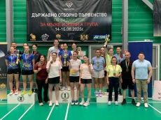 Държавен бронз за жените на Бадминтон-скуош клуб Пазарджик