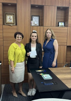 Първа награда и стипендия за Йоана Танчева от националния конкурс „Бог е любов“