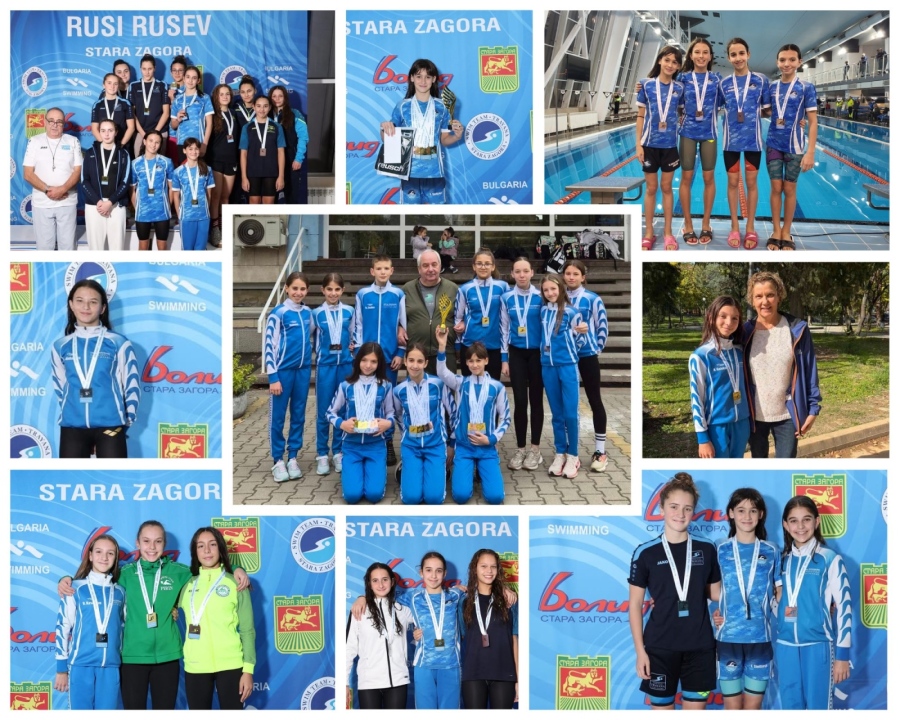 Общо 24 медала и купа за плувкините на СКП “Каменград“-Панагюрище от две поредни състезания в Стара Загора