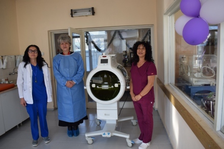 С модерна лампа за фототерапия на новородени се сдоби Неонатологията със средства от дарители