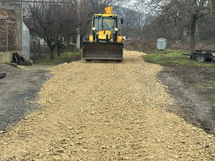 Възстановяват улиците с подменения водопровод в Бъта и Баня