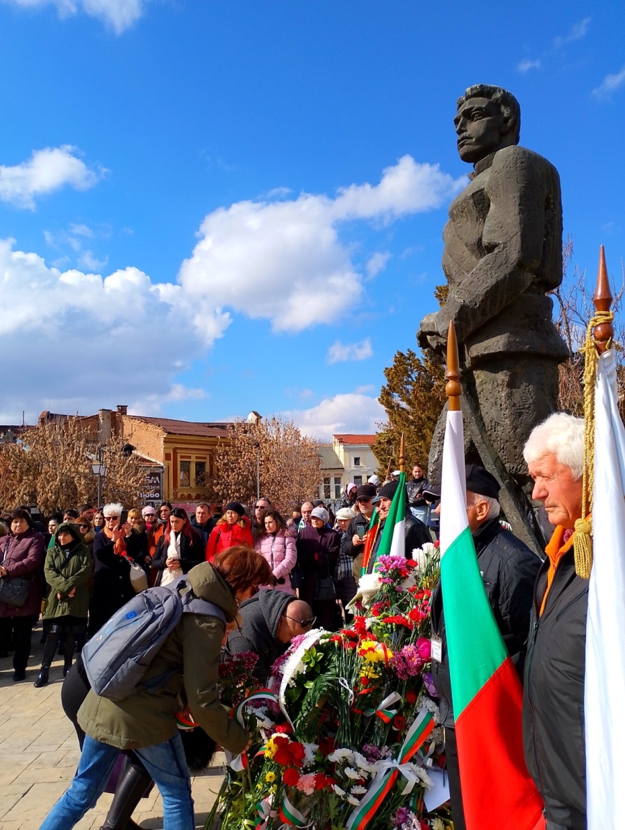 Пазарджик отбелязва 153 години от гибелта на Апостола