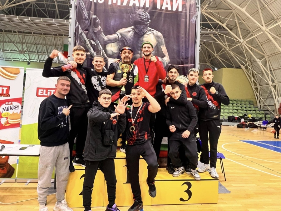 “Спартак Пазарджик“ е отборен шампион по муайтай след 6 индивидуални титли и сребро