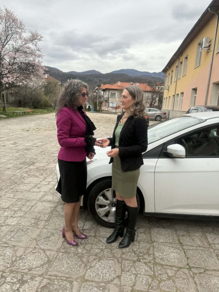 КСУДС-Брацигово получи автомобил от Агенция „Митници“