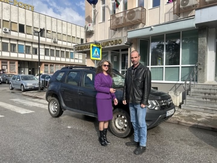 „Дачия“-та отива при доброволното формирование, доброволците ще получат и малка преносима помпа за водовземане в труднодостъпни терени