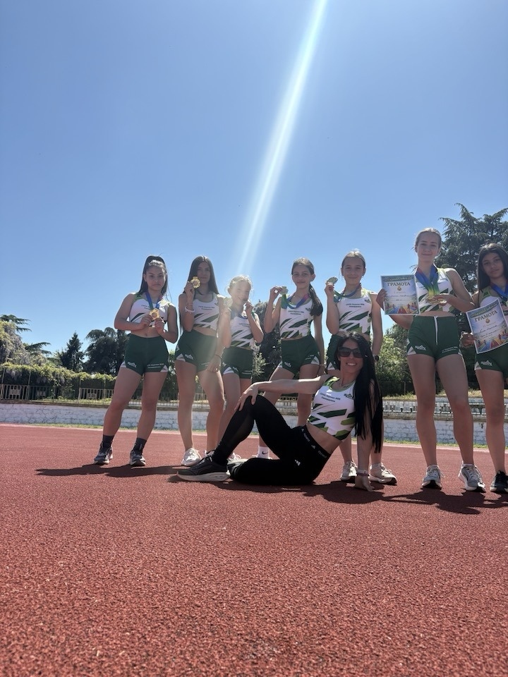 Залп от медали за лекоатлетите на СКЛА ”Хермес 888” (Пазарджик) в Сандански