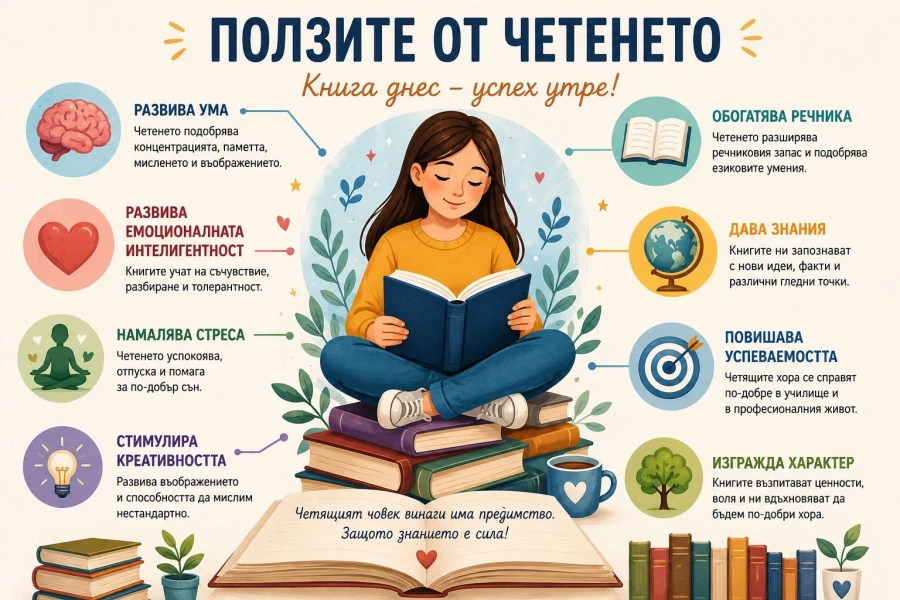 Информационният поток не ни дава да мислим... и тогава идват книгите