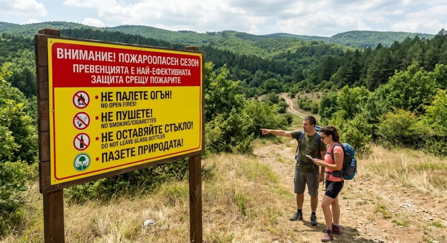 Превенцията е най-ефективната защита срещу летните пожари
