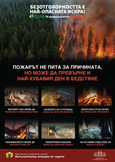 Пожарът може да превърне в бедствие и най-хубавия ден!