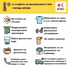 Внимавайте в жегите! 10 съвета от БЧК - Пазарджик