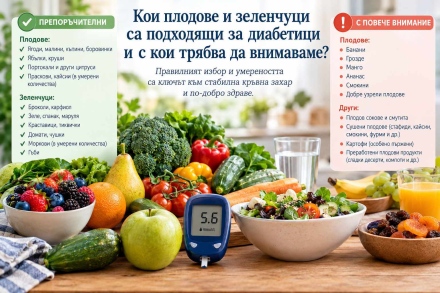 С кои плодове и зеленчуци диабетиците трябва да имат едно на ум?